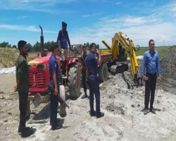 মাধবপুরে অবৈধ বালু উত্তোলনের দায়ে অর্ধ লক্ষ টাকা জরিমানা